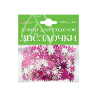 Маленькое фото товара - Декоративные элементы "ЗВЕЗДОЧКИ БОЛЬШИЕ" 4 ВИДА 2-384 Альт. Вариант №4