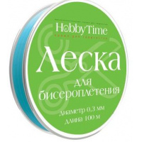 Фото товара - Леска для БИСЕРОПЛЕТЕНИЯ d-0.3 мм 100 м ГОЛУБАЯ 2-476/06 Альт
