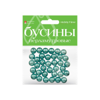 Маленькое фото товара - Бусины круглые ПЕРЛАМУТРОВЫЕ 12 мм 10 цв. 2-585/04 Альт. Вариант №4
