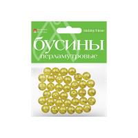 Маленькое фото товара - Бусины круглые ПЕРЛАМУТРОВЫЕ 12 мм 10 цв. 2-585/04 Альт. Вариант №5