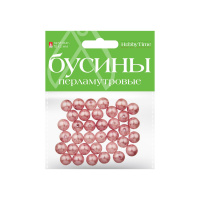 Маленькое фото товара - Бусины круглые ПЕРЛАМУТРОВЫЕ 12 мм 10 цв. 2-585/04 Альт. Вариант №7