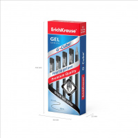 Маленькое фото товара - Ручка гелевая  0.5 мм G-Cube® "Классика" 46447 черная ErichKrause. Вариант №6