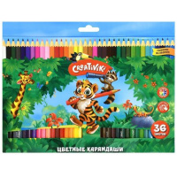 Фото товара - Карандаши 36цв КЦ36КР Creativiki