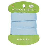 Фото товара - Лента декоративная АТЛАСНАЯ "ГОЛУБАЯ" 3 м х 15 мм 2-615/12 Альт
