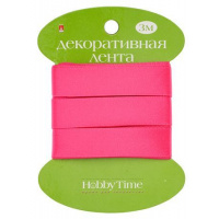 Фото товара - Лента декоративная АТЛАСНАЯ "ФУКСИЯ" 3 м х 15 мм 2-615/15 Альт