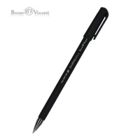Фото товара - Ручка шариковая 0.5 мм "SlimWrite.BLACK" синяя 20-0009 Bruno Visconti