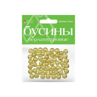 Маленькое фото товара - Бусины круглые ПЕРЛАМУТРОВЫЕ 10 мм 10 цв. 2-585/03 Альт. Вариант №2