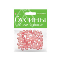 Маленькое фото товара - Бусины круглые ПЕРЛАМУТРОВЫЕ 10 мм 10 цв. 2-585/03 Альт. Вариант №7