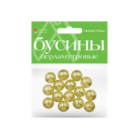 Маленькое фото товара - Бусины круглые ПЕРЛАМУТРОВЫЕ 16 мм 10 цв. 2-585/05 Альт. Вариант №4