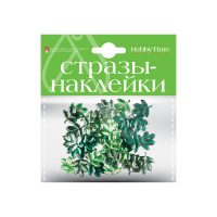 Маленькое фото товара - Декоративные наклейки СТРАЗЫ "ЛИСТОЧКИ" НАБОР №5 2-094/05 Альт. Вариант №2