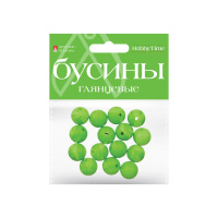 Маленькое фото товара - Бусины круглые ГЛЯНЦЕВЫЕ 16 мм 10 цв. 2-584/05 Альт. Вариант №2