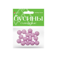 Маленькое фото товара - Бусины круглые ГЛЯНЦЕВЫЕ 16 мм 10 цв. 2-584/05 Альт. Вариант №3