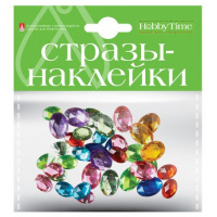 Фото товара - Декоративные наклейки СТРАЗЫ "КРИСТАЛЛЫ ОВАЛЬНЫЕ" НАБОР №7 2-094/07 Альт