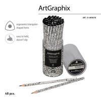 Фото товара - Карандаш пластиковый  "ArtGraphix. Время Машин" трехгранный НВ 21-0038/16 Bruno Visconti