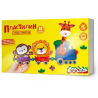 Фото товара - Пластилин  18цв 360 гр. со стеком ПКМ1820 Каляка-Маляка