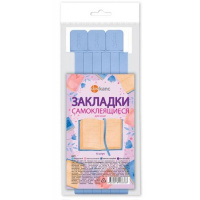 Фото товара - Закладка для книг самоклеящиеся 6 шт светло-голубой 2921-124 ДПС