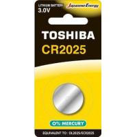 Фото товара - Элемент питания CR2025 TOSHIBA 1BL Gratias