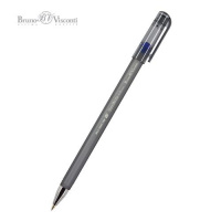 Фото товара - Ручка шариковая 0.5 мм "SlimWrite Ice" синяя 20-0207 Bruno Visconti