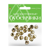 Фото товара - Бубенчики золотые d-10мм набор №5 2-404/05 Альт