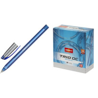 Фото товара - Ручка шариковая масляная Trio DC tinted синяя 0.7мм (722465) Unimax