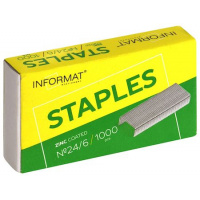 Фото товара - Скобы №24/6 1000шт OS24-1000 inФОРМАТ