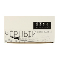 Маленькое фото товара - Маркер для скетчинга двусторонний "ЭСКИЗЫ И ИСКУССТВО/SKETCH&ART" ЧЕРНЫЙ 22-0115 Bruno Visconti. Вариант №6