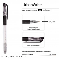 Маленькое фото товара - Ручка шариковая масляная 0.7мм "UrbanWrite" черная 20-0318/02 Bruno Visconti. Вариант №5