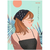 Фото товара - Записная книжка А6  80л "ДЕВУШКА В ОЧКАХ" 80-6736 Проф-Пресс