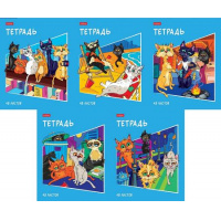 Фото товара - Тетрадь  48л клетка "КотоБанда" (086804) Хатбер