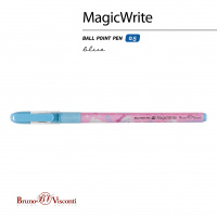 Маленькое фото товара - Ручка шариковая 0.5 мм "MagicWrite. Кошка с бантиком" синяя 20-0240/44 Bruno Visconti. Вариант №2