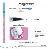 Маленькое фото товара - Ручка шариковая 0.5 мм "MagicWrite. Кошка с бантиком" синяя 20-0240/44 Bruno Visconti. Вариант №3