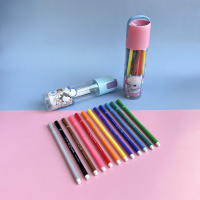 Маленькое фото товара - Фломастеры 12цв "KIDSCOLOR" в пластиковой тубе 32-0065 Bruno Visconti. Вариант №2