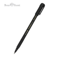 Фото товара - Ручка гелевая "SimpleWrite BLACK" 0.5 мм синяя 20-0066 Bruno Visconti
