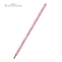 Фото товара - Карандаш пластиковый  "ЗЕФИРНАЯ РОЗА/FlowerZefir. Rosa" трехгранный НВ 21-0069/01 Bruno Visconti