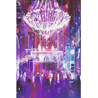 Фото товара - Записная книжка А5  80л клетка "Красочный вечер" КЗФ5804037 Listoff