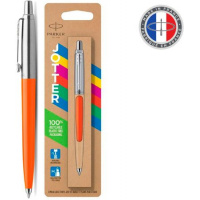 Фото товара - Ручка шариковая PARKER "Jotter Originals" Orange CT M синие чернила, блистер CW2076054 (1846439)