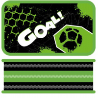 Фото товара - Пенал 6-ти ств. 190х105 мм ПО-110 "COOL GOAL" большой, тканевый торец Пчелка