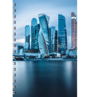 Фото товара - Тетрадь А4  80л линия на спирали "Москва" ТС4805180 Listoff