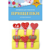 Фото товара - Декоративные прищепки "Сердечки" С3574-11 АппликА