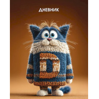 Фото товара - Дневник 1-11 класс (твердая обложка) "Кот в свитере" С4072-147 КТС-ПРО