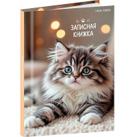 Фото товара - Записная книжка А7 64л клетка "МИЛЫЕ КОТЯТА - 6" 64-8639 Проф-Пресс