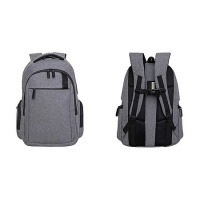 Фото товара - Рюкзак молодежный RQ-310-1/5 серый - черный 31х46х18 см GRIZZLY