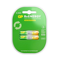 Фото товара - Аккумулятор GP AAA HR03  (850 ma) BL-2 ReENERGY (20) ТТ0016337 GP