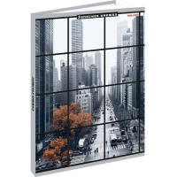 Фото товара - Записная книжка А5 80л "МЕГАПОЛИС В ОКНЕ" широкие, глянц.лам. 80-7580 Проф-Пресс