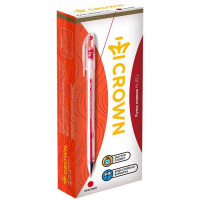Маленькое фото товара - Ручка гелевая "Корона/Crown" 0.5 мм красная HJR-500B Crown. Вариант №3