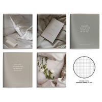Фото товара - Тетрадь  96л клетка "БЕЖЕВАЯ ЭСТЕТИКА/BEIGE AESTHETICS"  LXCBCL96-BEA LOREX