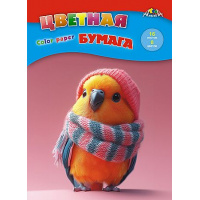 Фото товара - Набор цветной бумаги А4 16л  8цв "Забавный птенец" С0005-83 АппликА