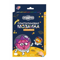 Фото товара - Набор для творчества пластилиновая мозаика "Смешарики. В космосе" 36С 2459-08 Луч
