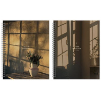 Фото товара - Тетрадь  48л клетка  двойная обложка на спирали "ТЕПЛЫЕ ТЕНИ/WARM SHADOWS"  LXCBRCL-WS LOREX