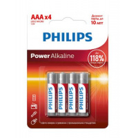 Фото товара - Элемент питания LR03  4BL Philips Power